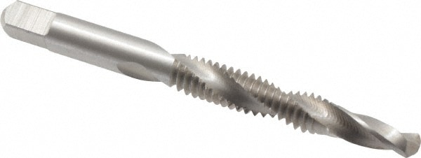 Combination Drill Tap: #12-24, H3, High Speed Steel