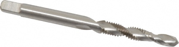 Combination Drill Tap: D4, High Speed Steel