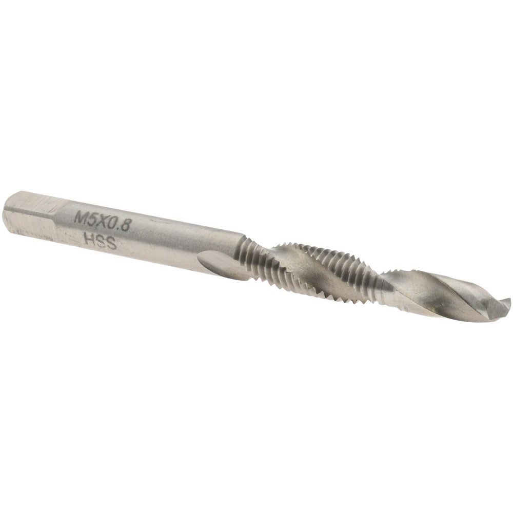 Combination Drill Tap: D4, High Speed Steel