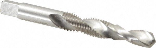 Combination Drill Tap: D6, High Speed Steel