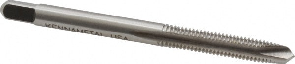 Spiral Point Tap: #10-32, UNF, 2 Flutes, Plug, High Speed Steel, Bright Finish