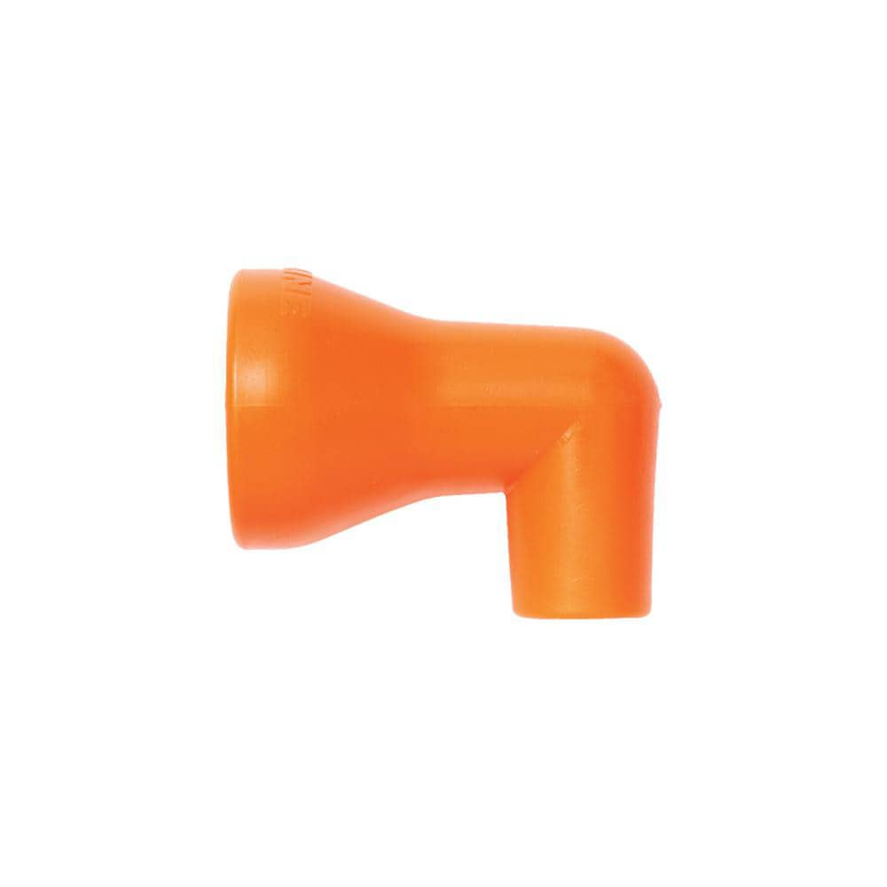 90 Spray Coolant Hose Nozzle: 3/8" Nozzle Dia, Acetal