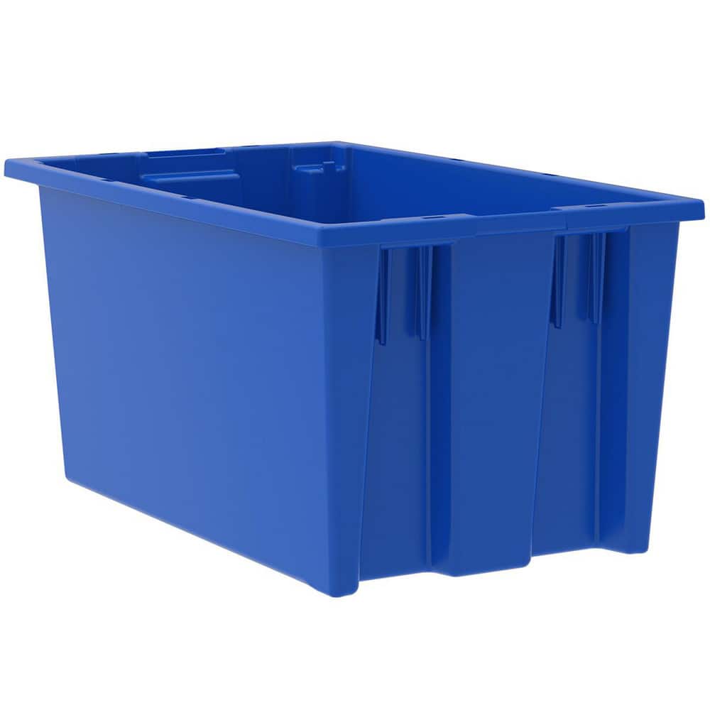 AKRO-MILS 35185-BLUE Polyethylene Storage Tote: 60 lb Capacity 