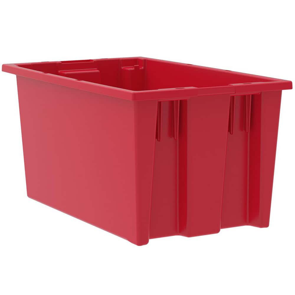 AKRO-MILS 35185-RED Polyethylene Storage Tote: 60 lb Capacity 