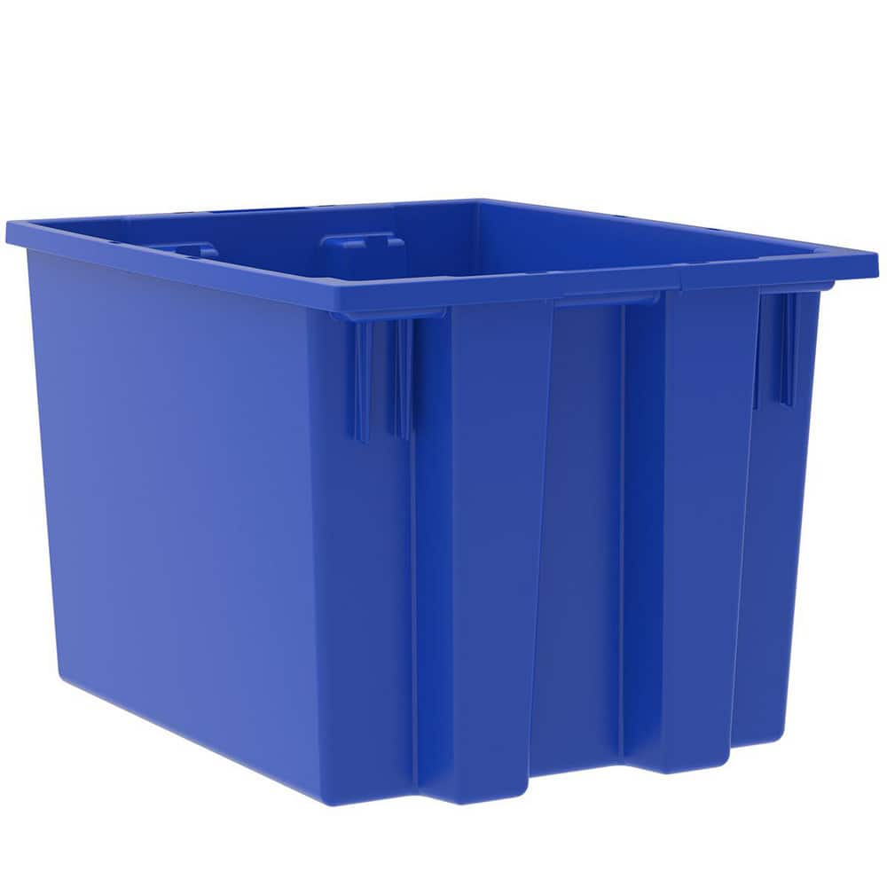 AKRO-MILS 35195-BLUE Polyethylene Storage Tote: 85 lb Capacity 