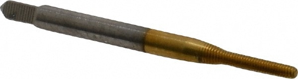 Thread Forming Tap: M2x0.40 Metric Coarse, 6H Class of Fit, Bottoming, High Speed Steel, TiN Coated