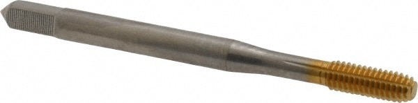 Thread Forming Tap: M4x0.70 Metric Coarse, 4H Class of Fit, Bottoming, High Speed Steel, TiN Coated