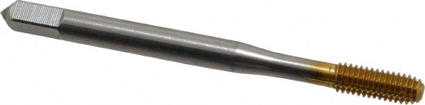 Thread Forming Tap: M4x0.70 Metric Coarse, 6H Class of Fit, Bottoming, High Speed Steel, TiN Coated