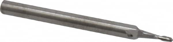 RobbJack SR-2-047-BN Ball End Mill: 0.047" Dia, 0.141" LOC, 2 Flute, Solid Carbide 