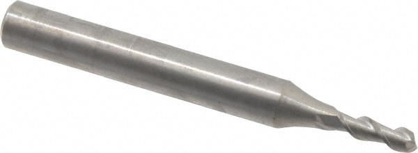 SGS 49663 Square End Mill: 0.118 Dia, 0.315 LOC, 2 Flutes, Solid Carbide Image