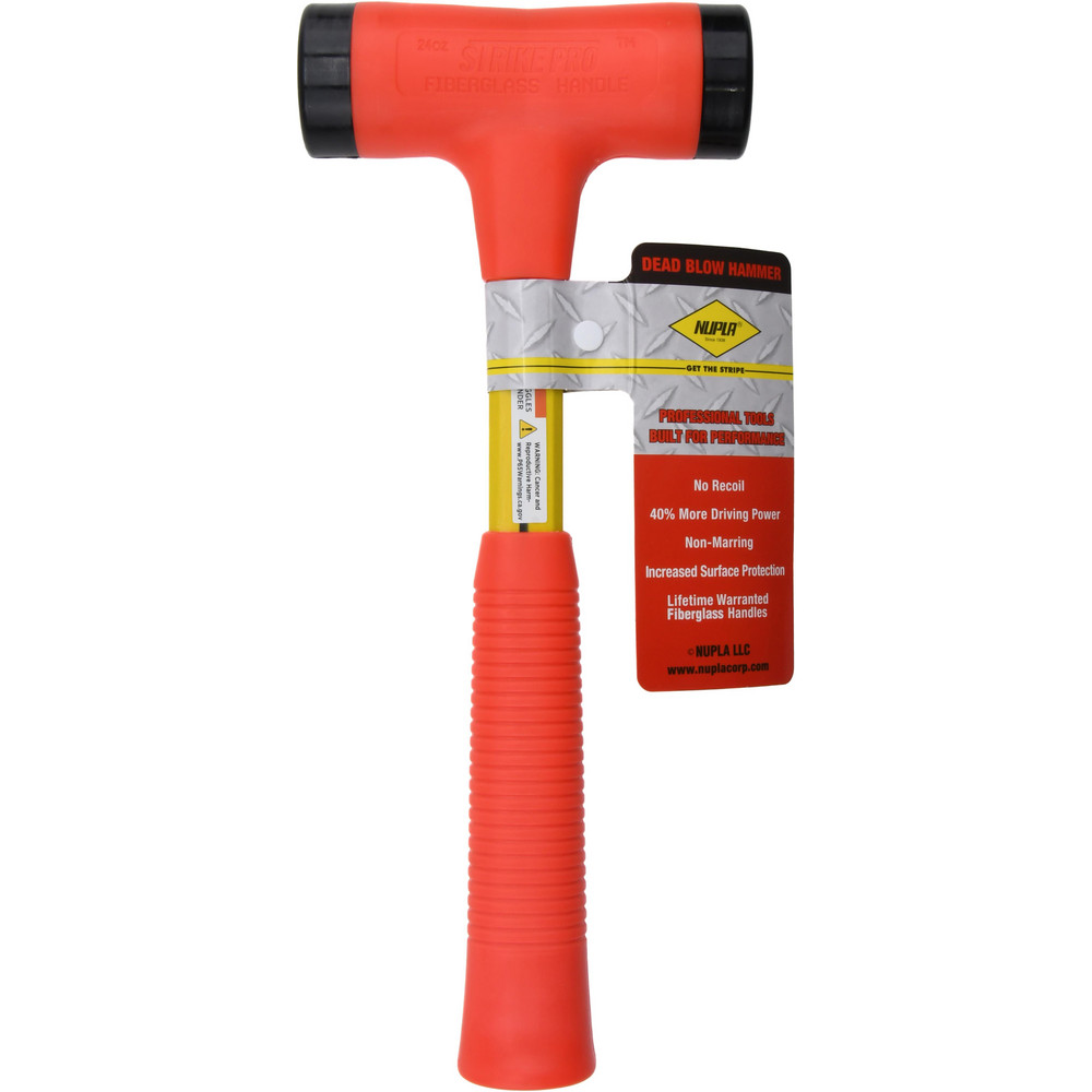 Photos - Hammer Nupla 24 oz Dead Blow  - Fiberglass Head, Fiberglass Handle, 1-3/4" Face, 12" OAL, Slim Head Dead Blow  | Part #