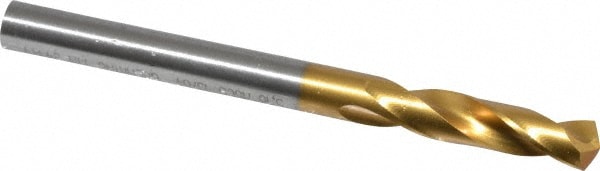 Screw Machine Length Drill Bit: 0.2031" Dia, 130 °, Cobalt