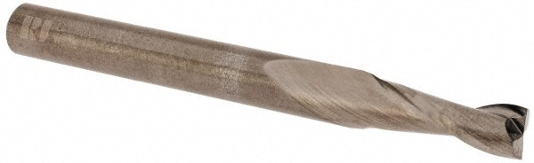 Square End Mill: 7/32 Dia, 5/8 LOC, 1/4 Shank Dia, 2-1/2 OAL, 2 Flutes, Solid Carbide Image