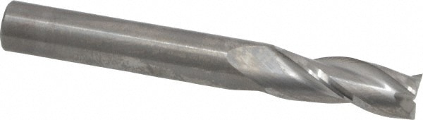 RobbJack C1-301-10 Square End Mill: 5/16 Dia, 13/16 LOC, 5/16 Shank Dia, 2-1/2 OAL, 3 Flutes, Solid Carbide Image