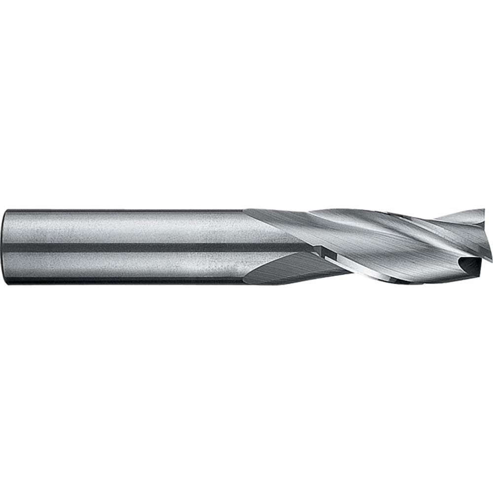 RobbJack C1-301-05 Square End Mill: 5/32 Dia, 9/16 LOC, 3/16 Shank Dia, 2 OAL, 3 Flutes, Solid Carbide Image