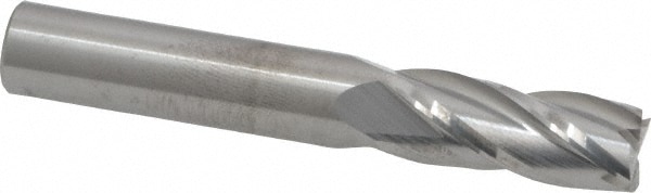 RobbJack C1-401-12 Square End Mill: 3/8 Dia, 7/8 LOC, 3/8 Shank Dia, 2-1/2 OAL, 4 Flutes, Solid Carbide Image