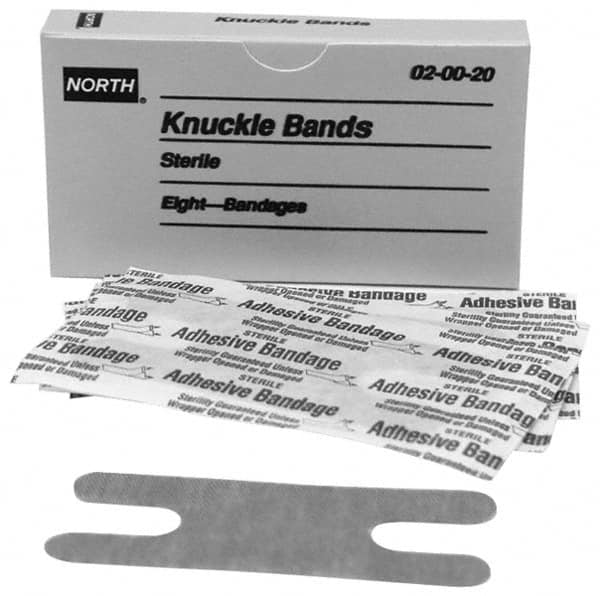 8 Qty 1 Pack 3" Long x 1-1/2" Wide, Knuckle Bandage Self-Adhesive Bandage