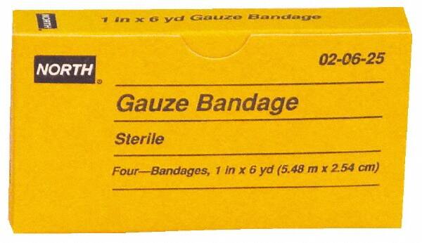 4 Qty 1 Pack 6 Yd Long x 1" Wide, General Purpose Gauze Roll