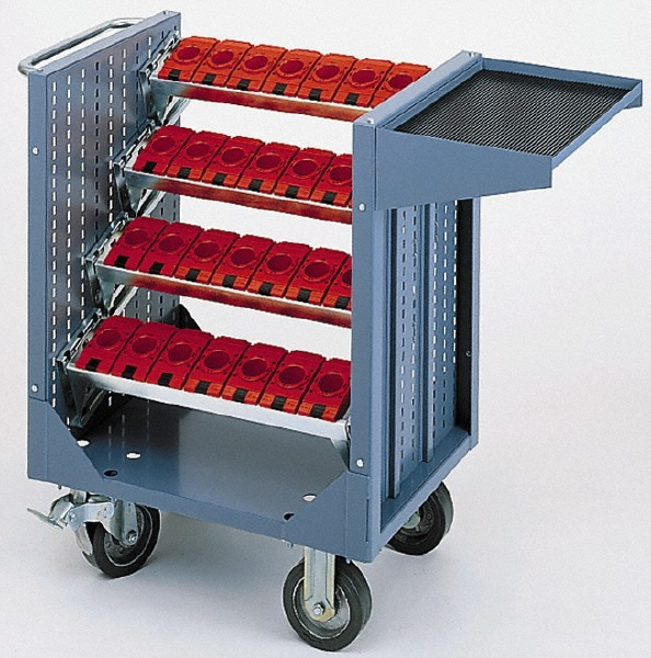 28 Tool Capacity, 40 Taper Size CNC Tool Cart - 2,400 Lbs. Load Capacity