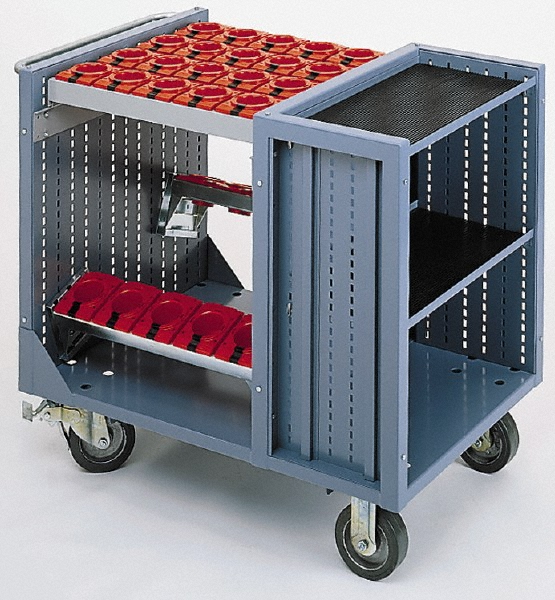 42 Tool Capacity, 40 Taper Size CNC Tool Cart - 2,400 Lbs. Load Capacity