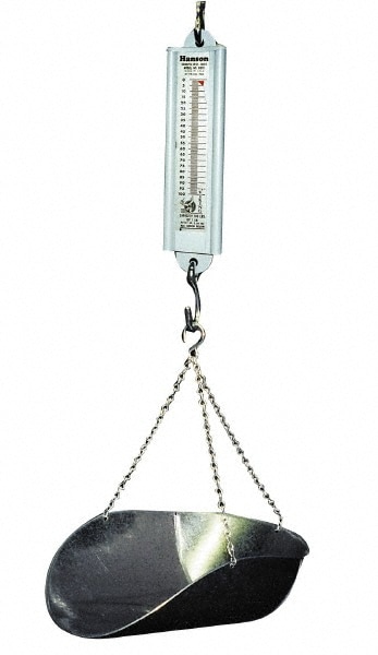 Detecto MCS-40F Hanging Scale with Stainless Pan