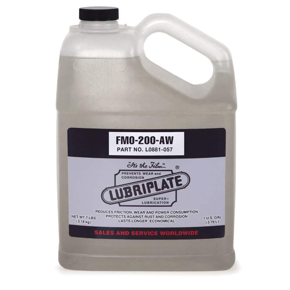 Lubriplate L0881-057 Multi-Purpose Machine Oil: SAE 10, ISO 46, 1 gal, Bottle 