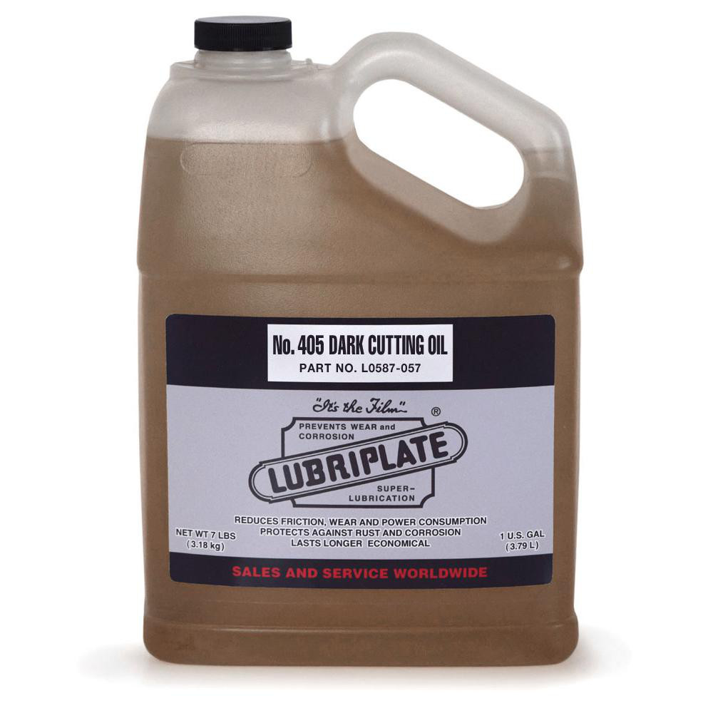 Cutting Fluid: Lubriplate, Oil-Based, 1 gal Bottle - For Alloy Steel, High-Carbon Steel, Stainless Steel