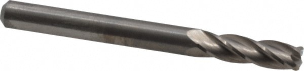 M.A. Ford. 11118753 Corner Radius End Mill: 3/16" Dia, 5/8" LOC, 0.03" Radius, 4 Flutes, Solid Carbide Image