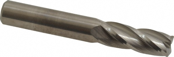 M.A. Ford. 11137503 Corner Radius End Mill: 3/8" Dia, 1" LOC, 0.03" Radius, 4 Flutes, Solid Carbide Image