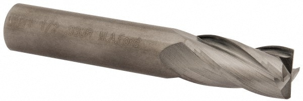 M.A. Ford. 11150003 Corner Radius End Mill: 1/2" Dia, 1" LOC, 0.03" Radius, 4 Flutes, Solid Carbide Image