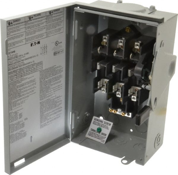 Eaton Cutler-Hammer DG321NRB Safety Switch: NEMA 3R, 30 Amp, 240VAC, Fused 