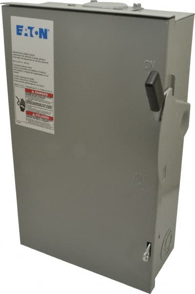 Eaton Cutler-Hammer DG322URB Safety Switch: NEMA 3R, 60 Amp, 240VAC 