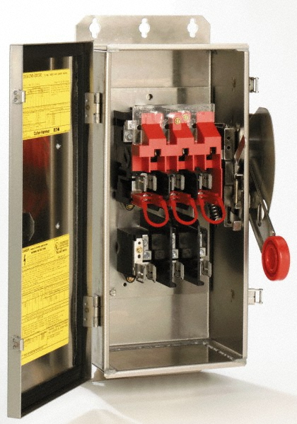 thumbnail image 2 of Eaton DH361NGK Safety Switch – 30A 600V 3-Phase Fusible Disconnect, NEMA 1 Indoor 2 of 6