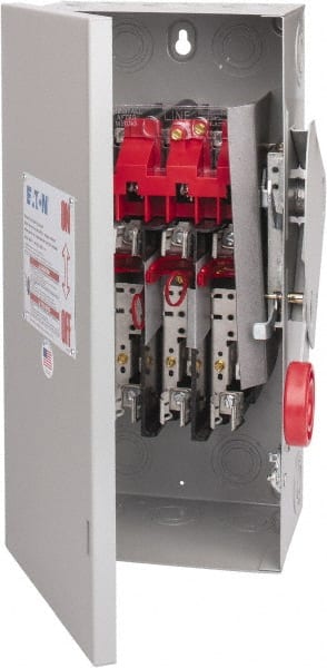 Eaton Cutler-Hammer DH362NGK Safety Switch: NEMA 1, 60 Amp, Fused 