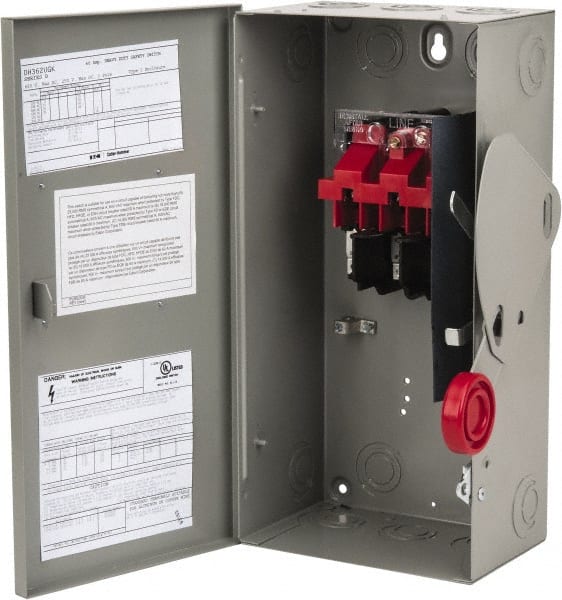 Eaton Cutler-Hammer DH362UGK Safety Switch: NEMA 1, 60 Amp 