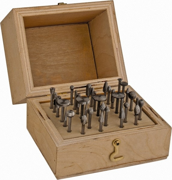 34 Pc Single Cut Burr Set