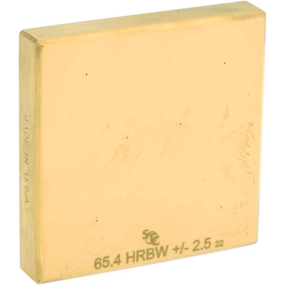 Rockwell B Scale, Hardness Calibration Test Block