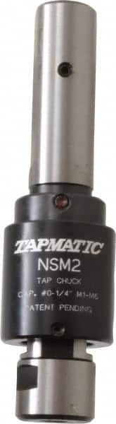 Tapmatic 4144433/6091206 Tapping Heads; Shank Type: Straight ; Shank Diameter (Inch): 5/8 ; Maximum Mild Steel Tap Capacity (mm): M7 ; Maximum Mild Steel Tap Capacity (Inch): 1/4 ; Quick Change: No ; Overall Length (mm): 53.00 