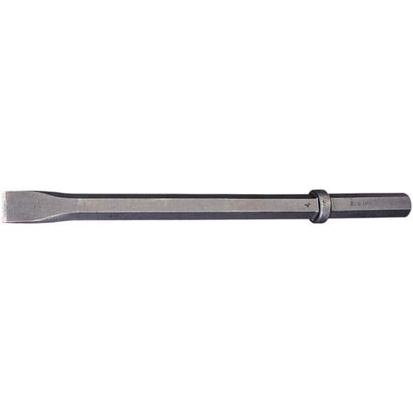 Hammer & Chipper Replacement Chisel: Scaling, 1" Head Width, 22-1/4" OAL, 1" Shank Dia