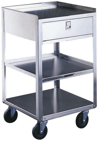 Lakeside 466 16-3/4" Wide x 32-1/8" High x 18-3/4" Deep, Portable Mobile Equipment Stand 