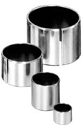 Sleeve Bearing: 3/16" ID, 1/4" OD, 3/16" OAL, Steel