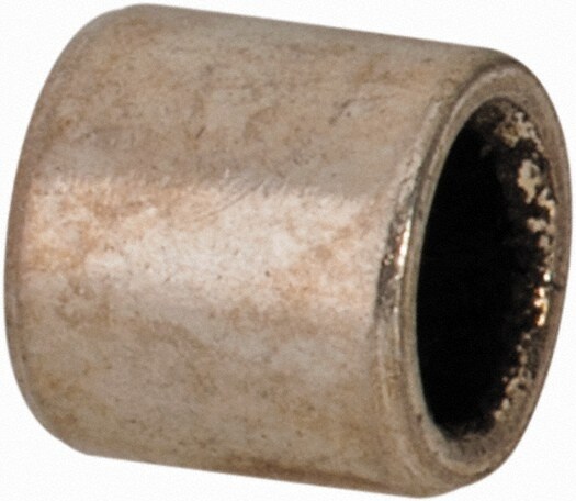 Sleeve Bearing: 1/8" ID, 3/16" OD, 3/16" OAL, Steel