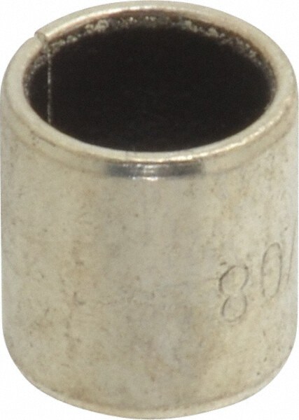 Sleeve Bearing: 3/8" ID, 15/32" OD, 1/2" OAL, Steel