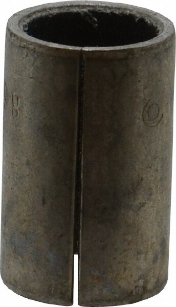 Sleeve Bearing: 3/8" ID, 15/32" OD, 3/4" OAL, Steel