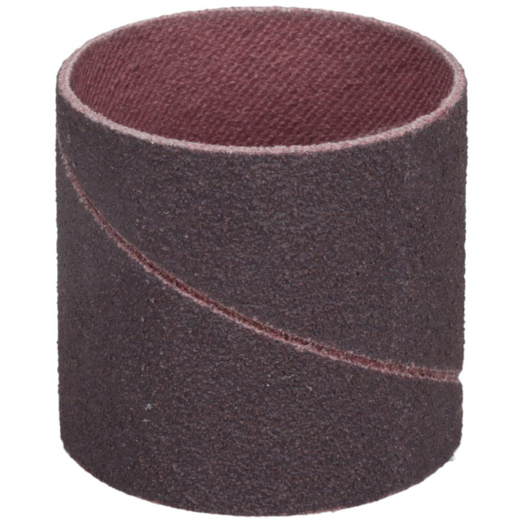Made in USA | Value Collection Spiral Band: Aluminum Oxide, 80 Grit, Medium Grade - 1-1/2" Dia x 1-1/2" Wide, Medium Grade | Part #01-0958