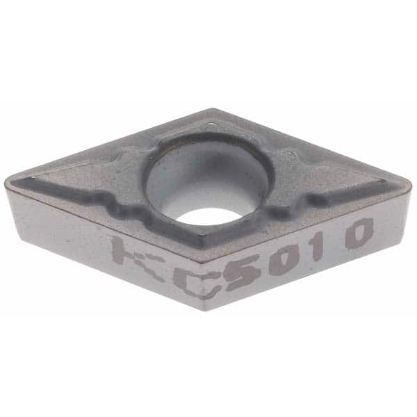 Turning Insert: DCMT2151UF KC5010, Solid Carbide