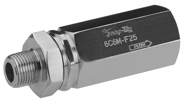 Parker 3C24F-F5 Hydraulic Control Check Valve: 1-1/2-11-1/2 Inlet, 125 GPM Image