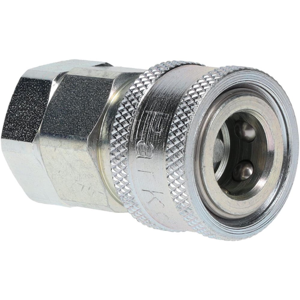 Hydraulic Hose Valve Fitting: 3/8", 4,500 psi