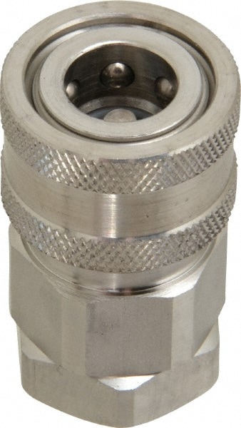 Parker SVHC4-4F Hydraulic Hose Valve Fitting: 1/4", 5,000 psi Image