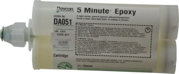 Devcon DA051 Two-Part Epoxy: 400 mL, Cartridge Adhesive 
